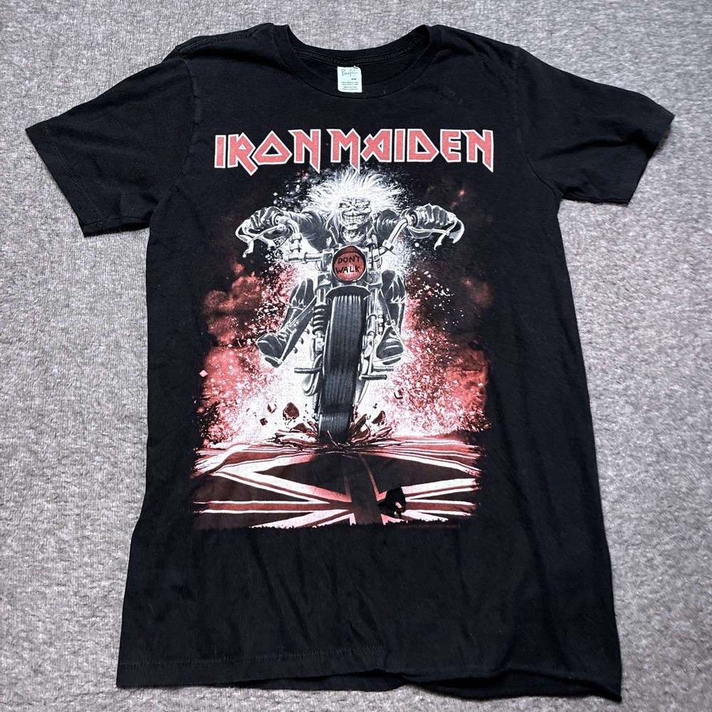 Vintage Iron Maiden Eddie Killers Longsleeve Shirt Medium Y2K Hole Black Biker